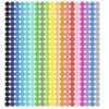 33600pcs Round Dot Stickers 20 Colors Coded Labels for Office Classroom