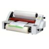 350mm Laminator Machine, Cold Hot Roller Laminating Machine, Single- & Double-Sided Thermal Laminator for Paper Card Wood Veneer PVC Foil, Digital Display, Safety Protection (V350)