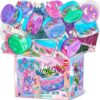 35.16 FL OZ Unicorn Slime for Girls 6-8, FunKidz 1040 ML Rainbow Glitter Premade Slime Toy 8 Packs Birthday Party Gifts for Kids