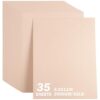 35 Sheets Dusty Russet Cardstock 8.5 x 11 Inch Boho Paper