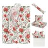 35 Sheets Floral Tissue Paper, 20x14in Flower Tissue Paper for Gift Bags Gift Wrapping, Crafts, Decoupage Art Packing Supplies for Weddings, Birthdays, Holidays Decor-Lily
