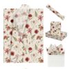 35 Sheets Floral Tissue Paper, 20x14in Flower Tissue Paper for Gift Bags Gift Wrapping, Crafts, Decoupage Art Packing Supplies for Weddings, Birthdays, Holidays Decor-Lily Floral