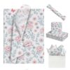 35 Sheets Floral Tissue Paper, 20x14in Flower Tissue Paper for Gift Bags Gift Wrapping, Crafts, Decoupage Art Packing Supplies for Weddings, Birthdays, Holidays Decor