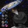 360° Rotatable Galaxy Star Projector, 13 Space Films 13-in-1 Planetarium Lamp Adjustable Focus Auto Timer Space Night Light, Bedroom Ceiling Decor Gift for Children & Adults