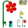 360° Rotating Garden Sprinkler Toy,Crazy Daisy Sprinkler for Kids & Dogs Funny Dancing Flower Water Sprinkler,Crazy Dancing Flower Water Sprinklers