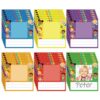 36 Pack Adhesive Photo Name Plates Labels Sticker for Classroom Student School Supplies, Self Adhesive Name Tags with Photo Space and Writing line for Names