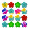 36Pcs4inches RandomColor Pop Fidget Toys Set - Dual Function Sensory Stone Texture Center with Bubbles, Premium Silicone Fidget Set Autism Stress Relief,Calming Toys forStudents, Birthday Party Favors