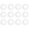 36Pcs Plastic Clothing Dividers Size Buckle Organizers for Closet Shelf