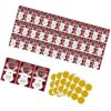 36Pcs Scratch Gifting Card Christmas Scratch Gift Tickets for Christmas Birthday Wedding Supplies Recyclable Cards