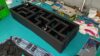 36x13ft Black Inflatable Halloween Haunted House Maze Outdoor Inflatable Maze Laser tag Arena（11x4m with Removable roof and Blower）