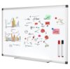 36 x 24 Inches Magnetic Dry Erase Whiteboard with Aluminum Frame for Office Home Classroom