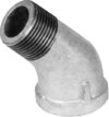 3/8" 45° GALVANIZED STREET ELBOW, UL/FM Listed