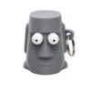 3D-Printed Pop-Eyed Moai, Pop Eyed Moai Statue, Click Fidget Toy
