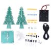 3D Christmas Tree, DIY Electronic Circuit Assembly Kit LED Stereo Christmas Tree Holiday Decor for Learning Teaching Educational (Colorful DIY Set)