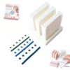 3D Clay Gel Ball Maker Tool | 2mm to 6mm Polymer Clay Bead Rolling Tool for Uniform Mini Spheres | Clay Shaping Mold for Jewelry Making Earrings Bracelets Charms and Craft Details (White, 3.5-4.5mm)