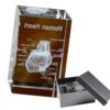 3D Crystal Anatomical Model - Human Heart Lung Skeleton Tooth Brain Model, Explanation with Markings, 2x2x3.1 inches for Home and Office Decoration