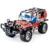 3D Metal Off-Road Vehicle Puzzle for Adults,Stainless Steel DIY Mechanical Off-Road Vehicle Model Kit,No Glue Assembly with Movable Joints,Challenging Metal Building Kit Desk Decor Gift，Off-Road-E