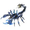 3D Metal Puzzle for Adults Mechanical Punk Scorpion Assembly Kit 200+ PCS