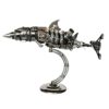 3D Metal Puzzle for Adults Mechanical Shark Steampunk Assembly Kit 209 PCS