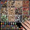 3D Nail Charms Mixed Shape Nail Gems Flat Back Nail Rhinestones