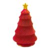 3D Printed Christmas Tree Ornament, Anxiety Relief Spinner Toy, Lightweight Mini Desktop Fidget, Portable Sensory Tool for Stress, Green 1pc Red