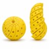 3D Printed Fidget Ball Toy, Twist and Turn Rotating Puzzle, Portable Handheld Stress Relief Desk Toy, Focus Fidget for Teens & Adults, Pickleball Style