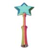 3D Printed PLA Credit Card Wand, Extendable Tap to Pay Wand with Star Pattern for Shopping Gifts (Multicolor)