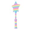 3D Printed Telescopic Tap to Pay Credit Card Holder Wand for Seamless Payments Star Shape Gradient Colors