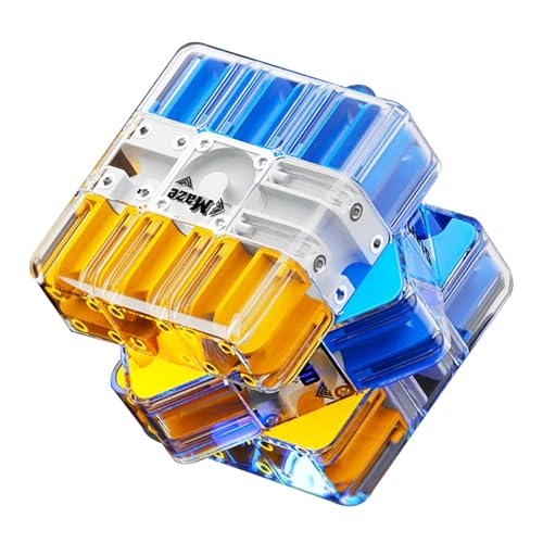 3D Puzzle Cube, Color Matching Game for Kids Ages 5-12, Educational Sensory Toys Gift for Boys Girls Adults (5 6 7 8 9+ Years Old) (Blue)