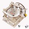3D Puzzle Marble Run for Adults Wooden Engineering Puzzle Kit Wood Mechanical Puzzles DIY Mode Kits for Adult Age 14+ Years Old