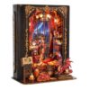 3D Puzzle Nightlight for Adults - Dragon Covenant Night, 3D Wood Puzzle Storybook Lamp Kit with LED Lights, DIY Room Home Decor for Teens & Adults, Holiday Birthday Christmas Day Gifts
