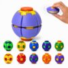 3D Rotating Decompression Ball,pressingfingertip Gyroscope (Blue)