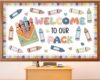 3D Welcome to Our Pack Bulletin Board Crayon Themed Classroom Decorations Back to School Bulletin Board Set Boho Crayons Name Tags Crayon Box Cutouts for School Teacher Supplies Home Wall Decor