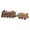 3D Wooden Puzzle for Adults Mechanical Steampunk Train Assembly Kit 320+PCS