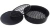 3 Interchangeable Mesh Handheld Plastic Sieve Kit, Multi-Granularity