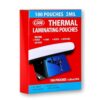 3MIL Thermal Laminating Sheets (100 Count) 4.3x6.3 inch, Card Size Dry-Erase Friendly Laminating Pouches, Compatible with Laminators, Crystal Clear Laminated Finish