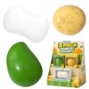 3 Pack Crunchy Squishy, Mango Soap Potato Stress Ball, Asmr Slow Rising Bead Filled Squeezy Squishies Fidget Toys for Adults Party Gift