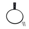 3 Pack Metal Wall Mount Plant Ring Holders, Circular Wall Flower Pot Brackets, Sturdy Hanging Planter Rack for Home, Office, Balcony Indoor Outdoor Decor (6 Inch)