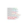 3Pcs Watch Your Thoughts Motivational Quote Sticker - 3 Inches - Decorate Waterproof Vinyl Decal for Laptop Water Bottle Phone Case Kindle Tumbler Notebook Hard Hat