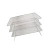 3 Rank Stainless Steel Cooling Rack for Baking Bread with Foldable Design and Easy Storage Home Kitchen Baking Tool