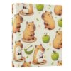 3 Ring Binder Capybara Green Apples View Binder School Office