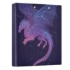3 Ring Binder Dragon Purple Galaxy Star View Binder School Office