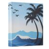 3 Ring Binder Palm Tree Ocean Wave View Binder School Office