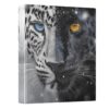 3 Ring Binder Snow Leopard Panther View Binder School Office