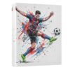 3 Ring Binder Watercolor Football Player View Binder School Office