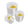 3 Rolls Crystal Stretchy Cord, Sturdy Round Beading String in 0.5/0.8/1mm, 984ft for Bracelet Craft Making