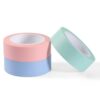 3 Rolls Plain Washi Tape, 32.8 Ft X 0.6" Decorative Tape for Crafts