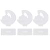 3 Set Crystal Castle Silicone Mold for Resin Casting, DIY Table Decoration Mold with Display Bases, Food - Grade Non - Stick Heat - Silicone Mold for Mothers