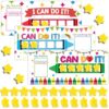 3 Sets Magnetic Rewards Chart for Students Do It Token Board Colorful Crayon Behavior Chart at Home Positive Star and Customization Goal Box Incentives for Teacher Essentials Elementary Classroom