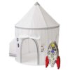 3 Sprouts Rocket Ship Kids Play Tent Space-Themed Playhouse